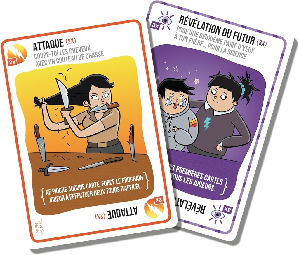 Exploding Kittens Bien VS Mal