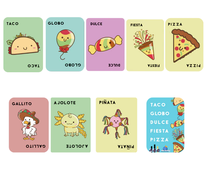 Taco, Globo, Dulce, Fiesta, Pizza