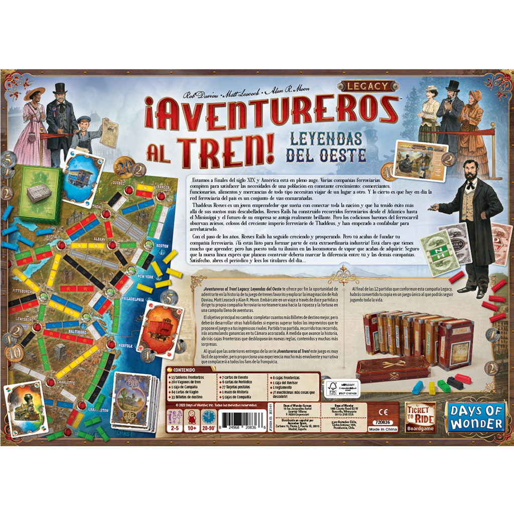 Ticket to Ride: Leyendas del Oeste
