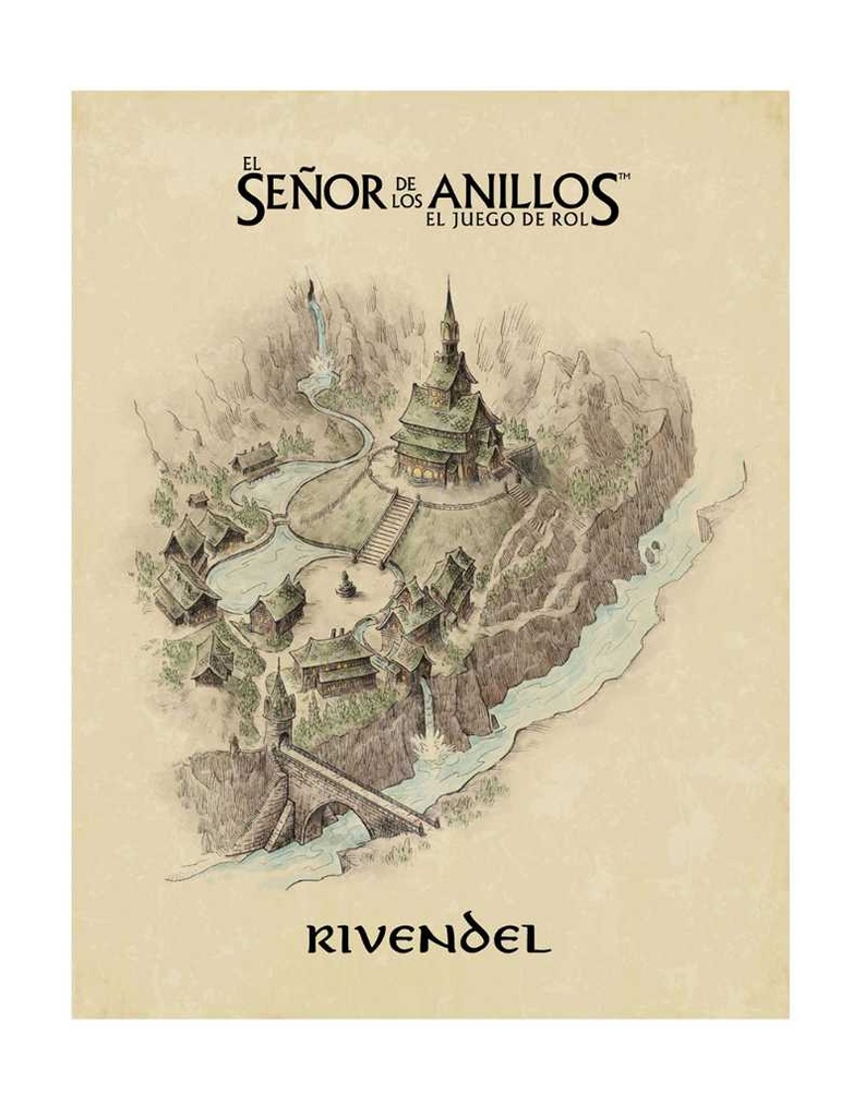 RPG Señor de los Anillos - Pantalla + Rivendel