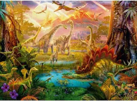 Ravensburger 500 pz - Tierra de los Dinosaurios