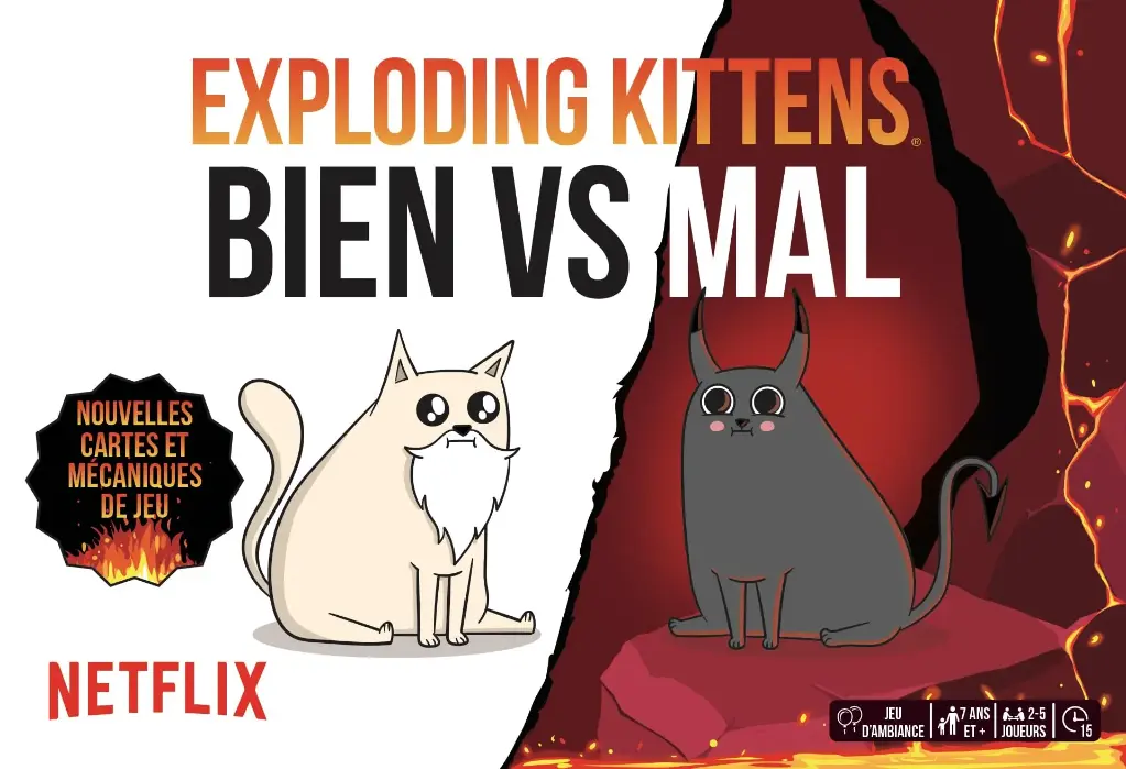 Exploding Kittens Bien VS Mal
