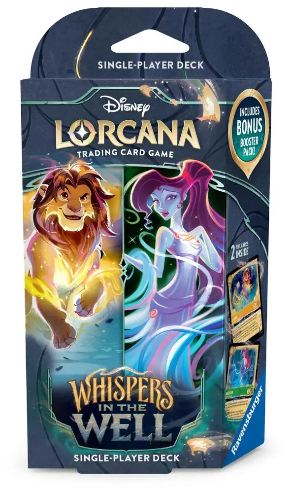 Lorcana: Whispers In The Well Starter Deck Amber & Emerald