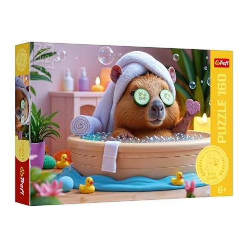 Capibara en el Spa Rompecabezas 160 Piezas Trefl